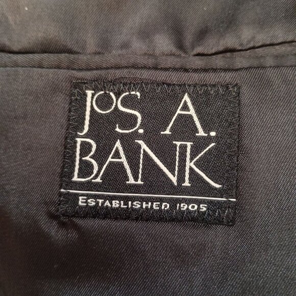 Jos. A. Bank 100% Camel Hair Black Blazer Executive Vibes Classic Goth Size 42 R - Picture 4 of 12